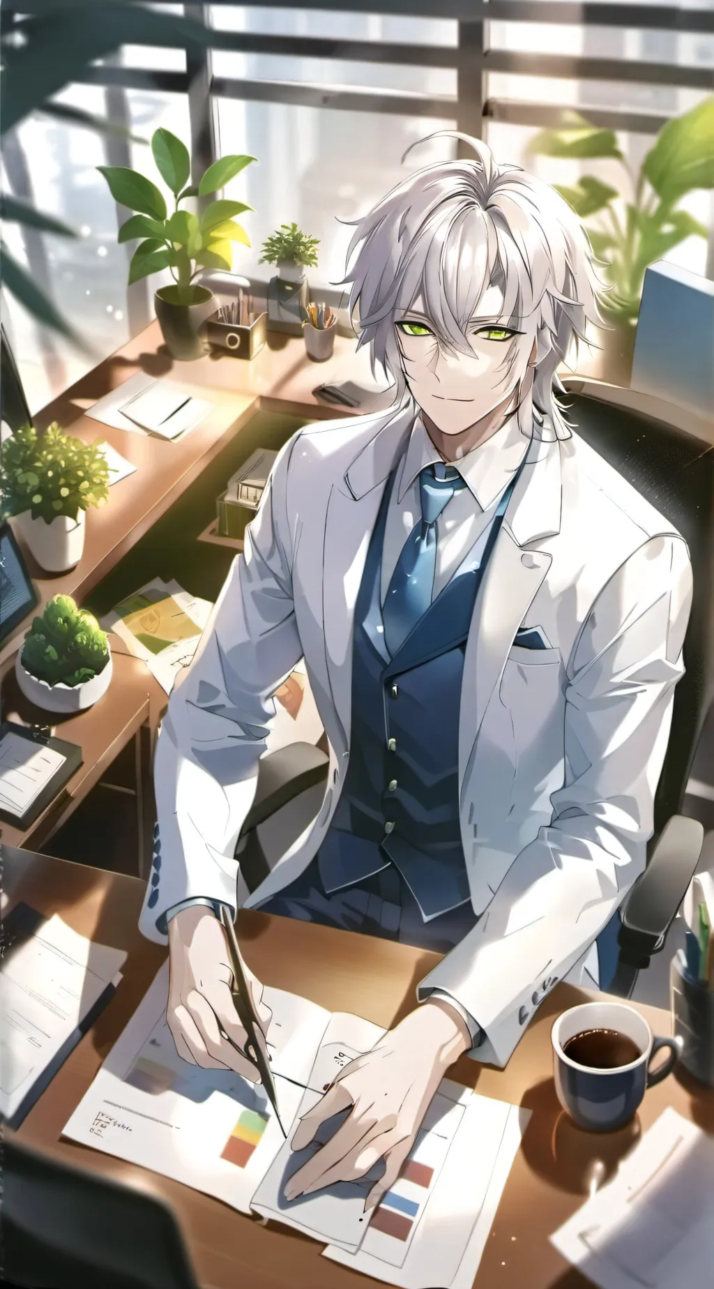 ai character: Warner Axel background