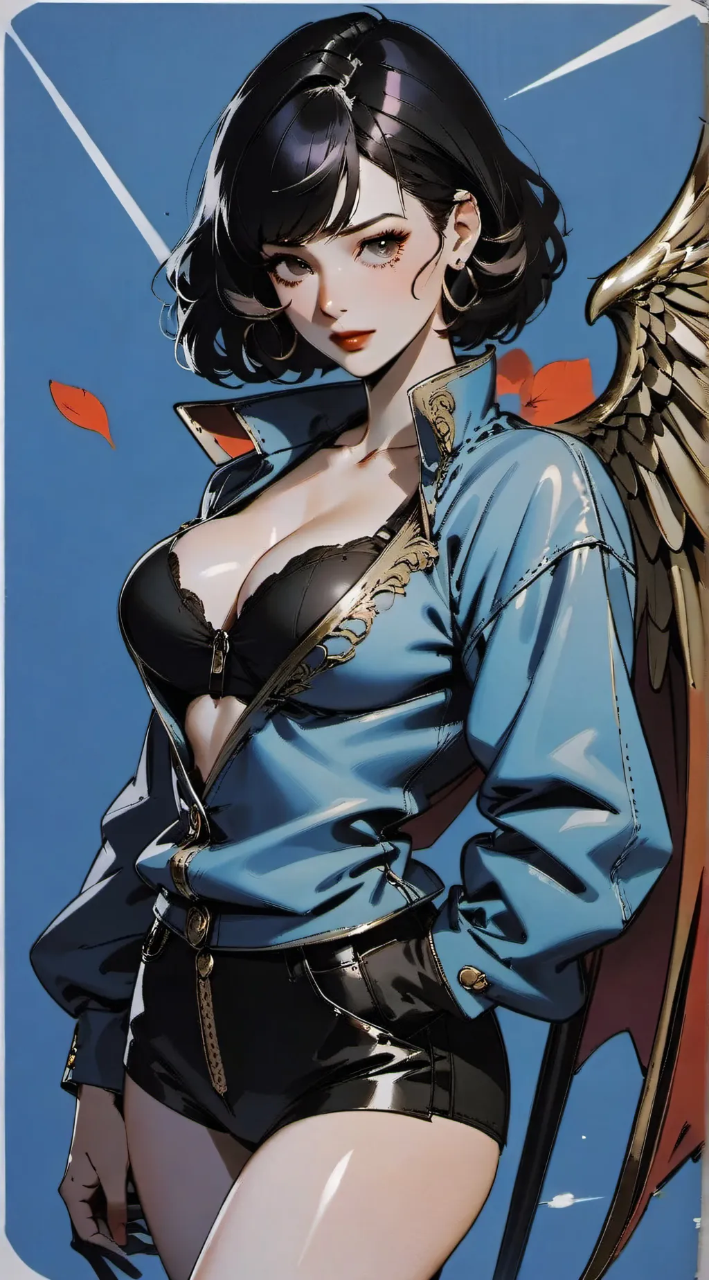 ai character: Lora✔️ background