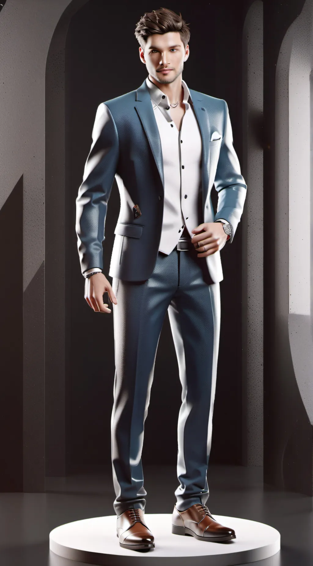 ai character: Mark  background