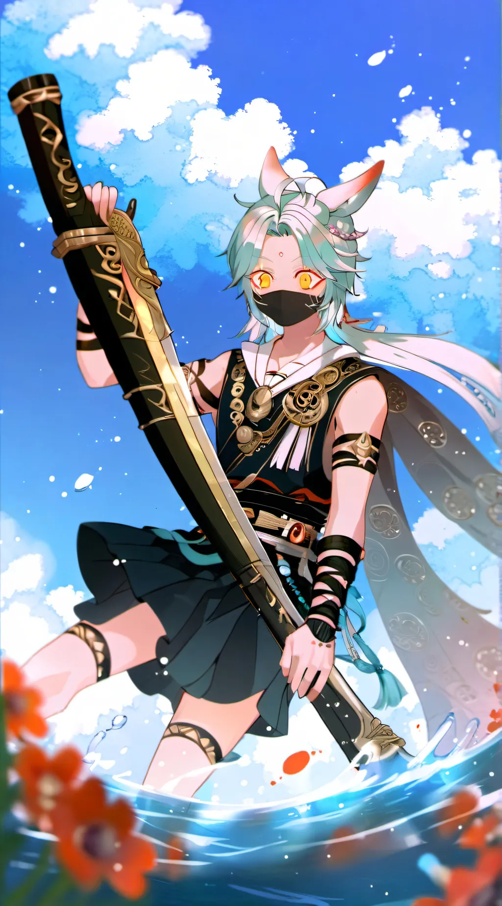 ai character: flash background