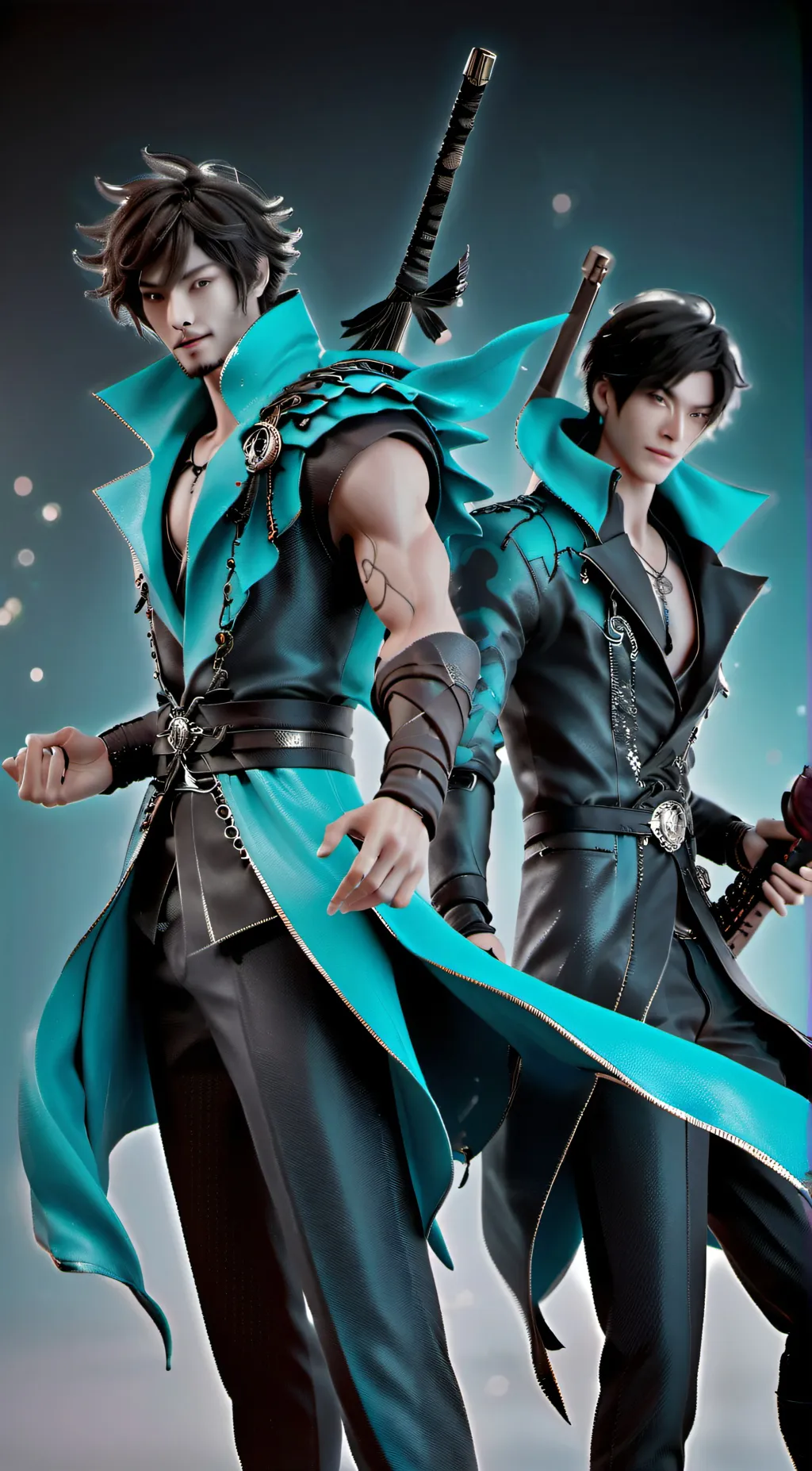 ai character: turn base battle  background