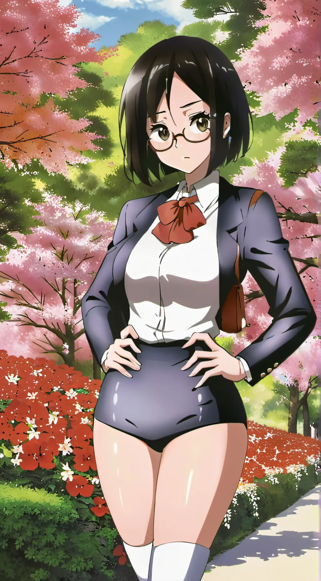 ai character: Miss Midnight background