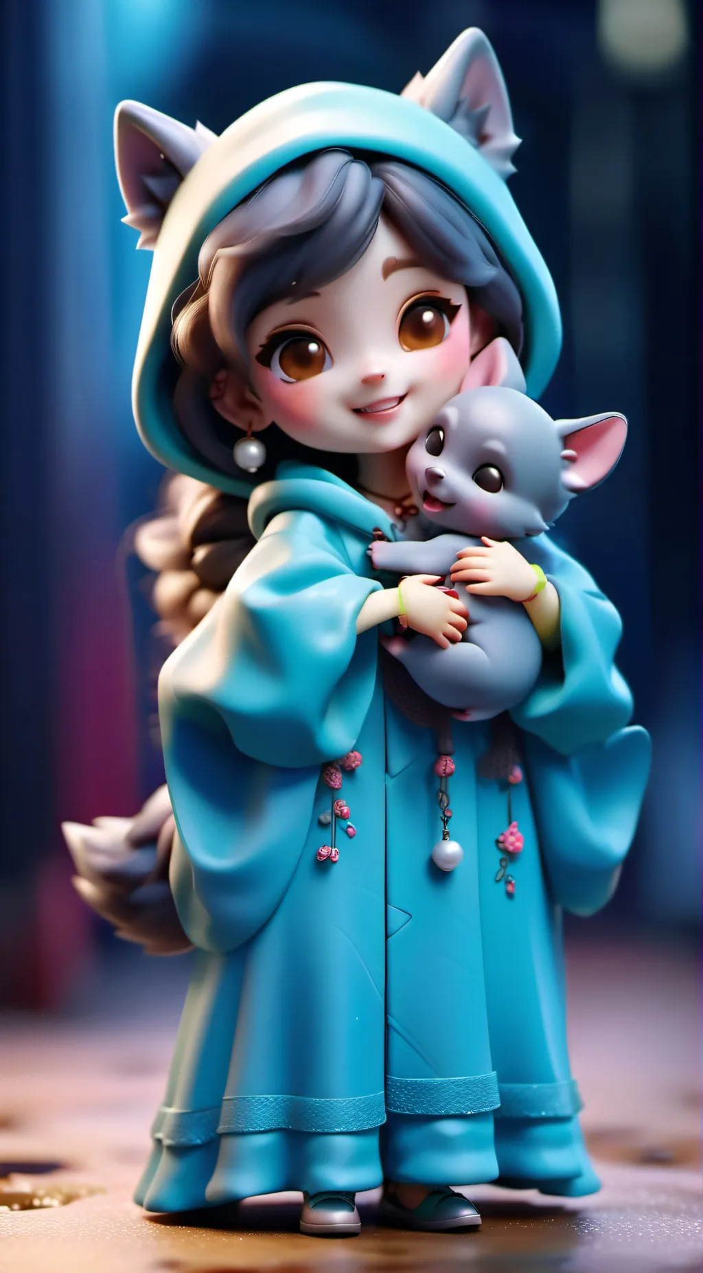 ai character: Aria background