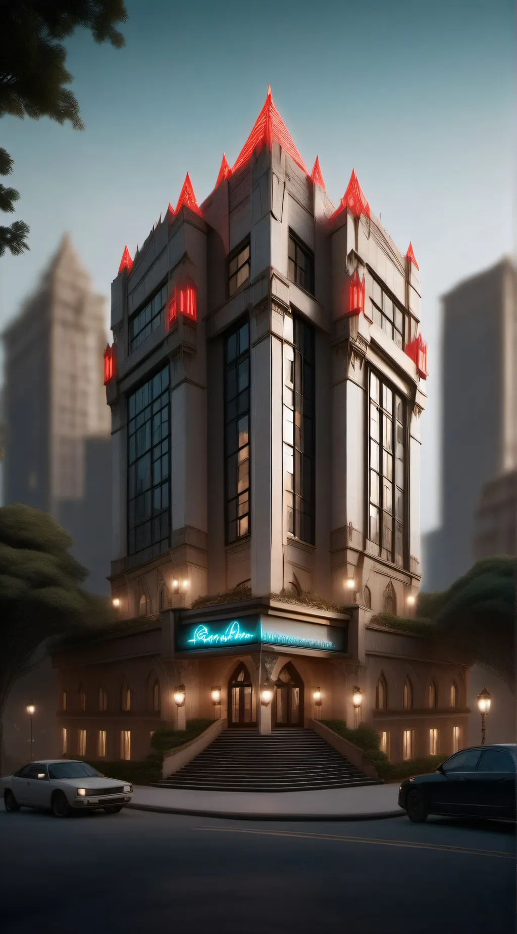 ai character: Hazbin Motel background