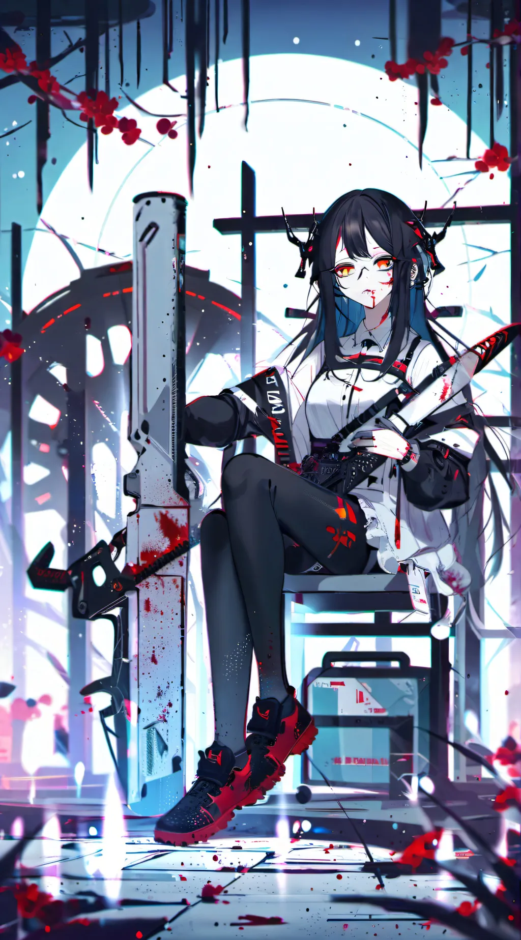 ai character: Fpe+Glitch(AGAIN) background