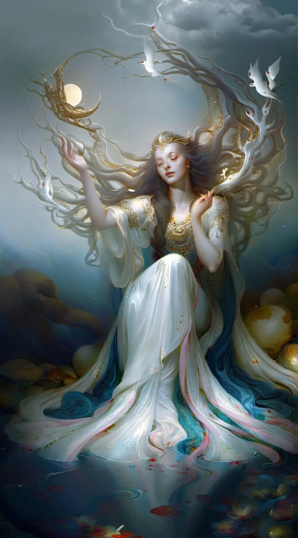 ai character: kitty background