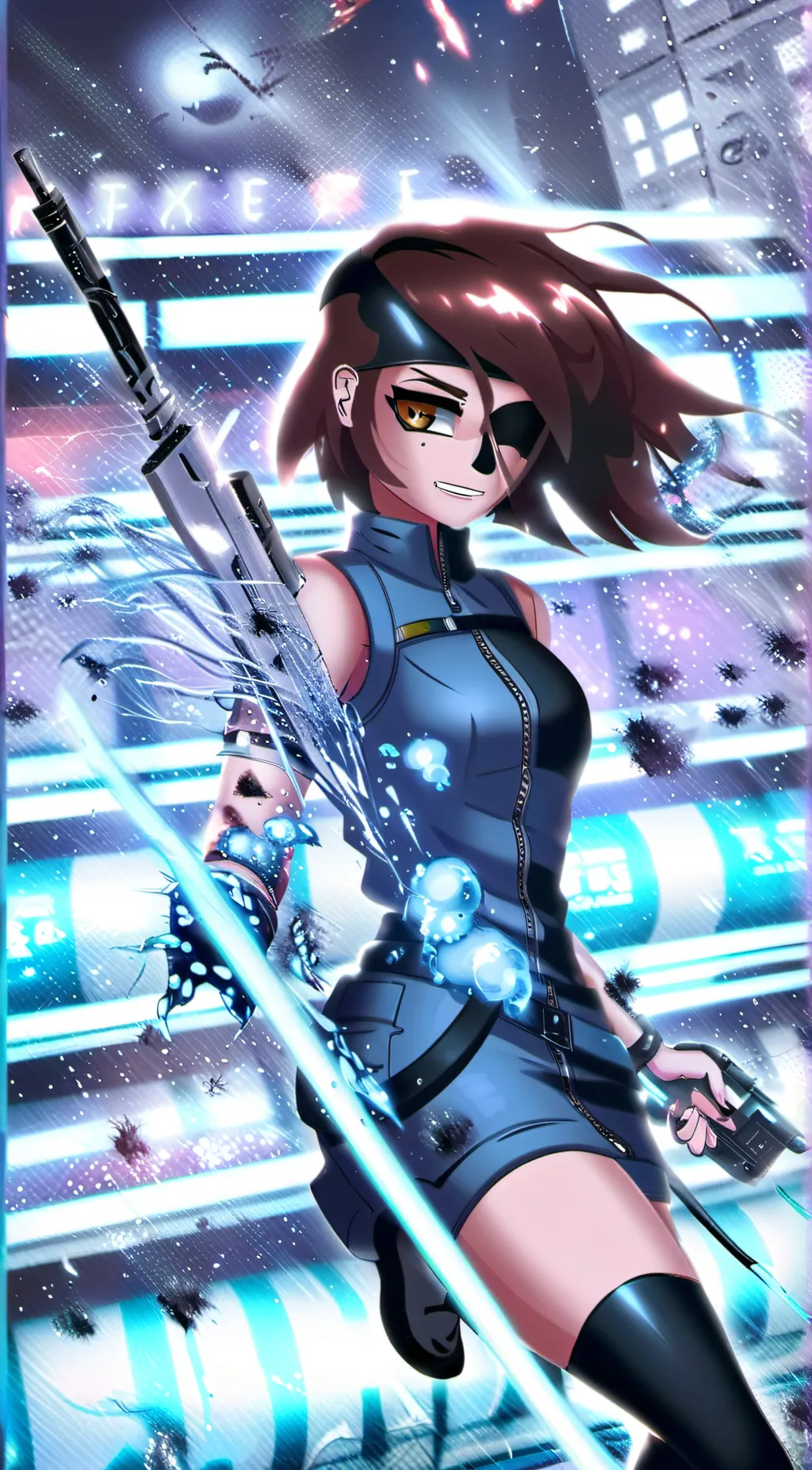 ai character: infection background