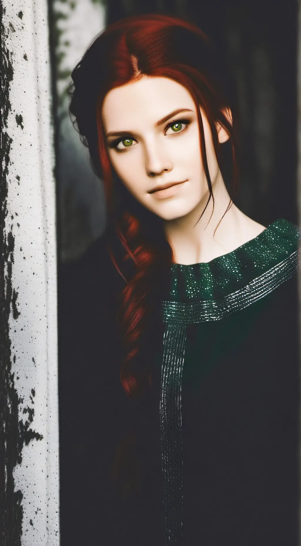 ai character: Ashley,S,Evermore  background