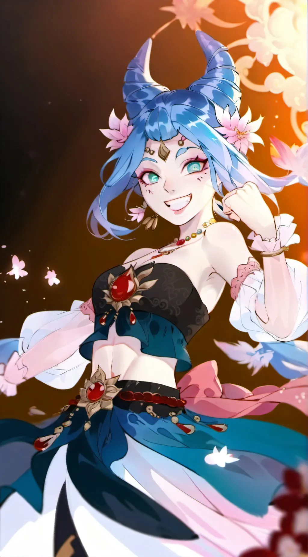 ai character: Melodia background