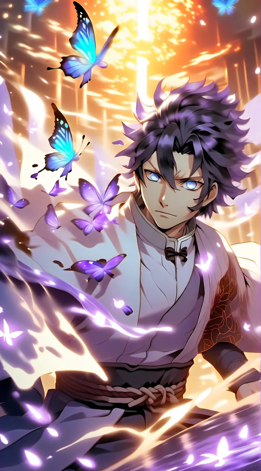 ai character: Shinobu and Giyu background