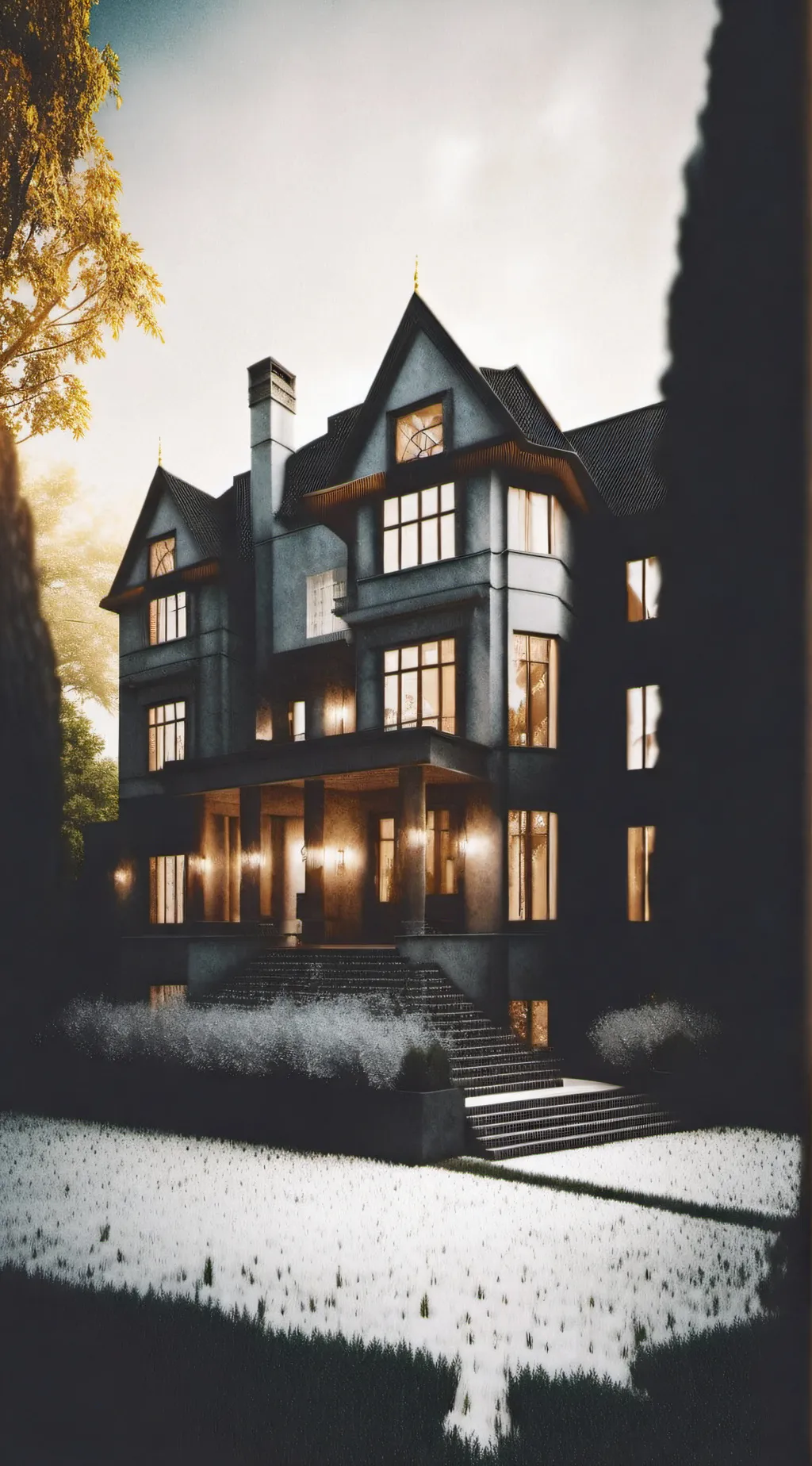 ai character: Mansion MHA background