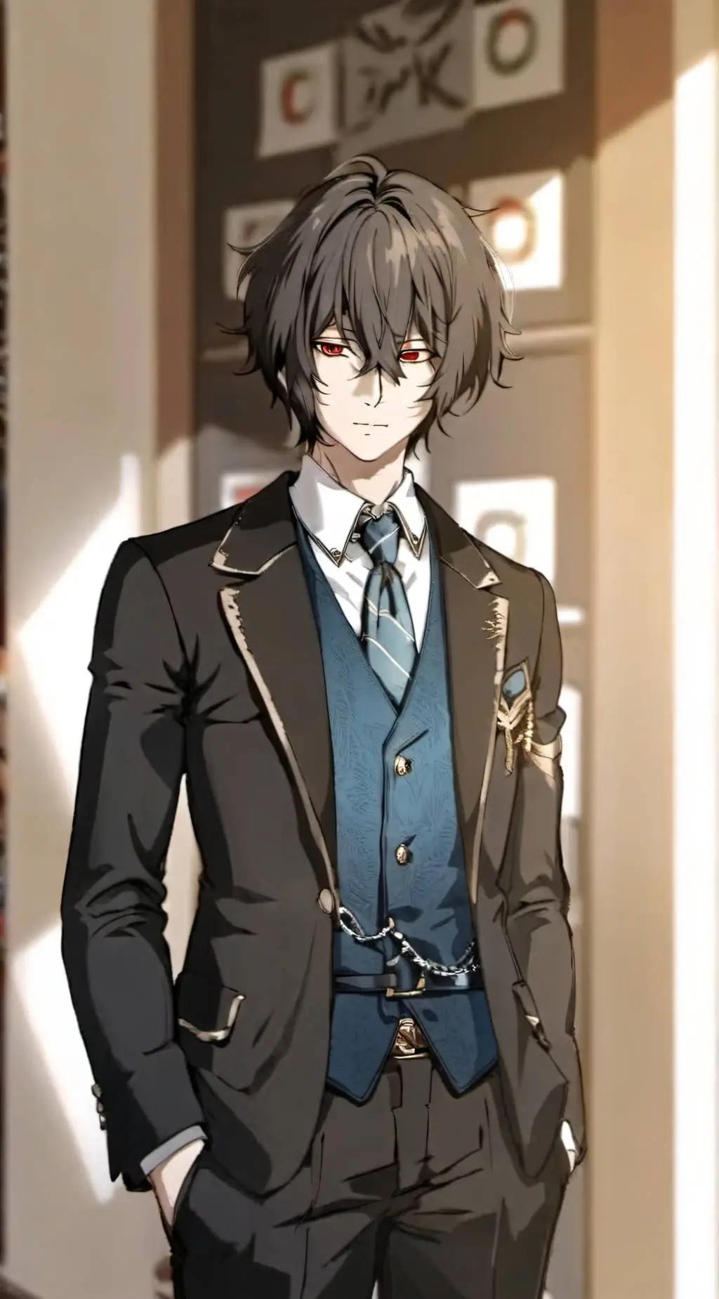 ai character: ♡Dazai♡ background