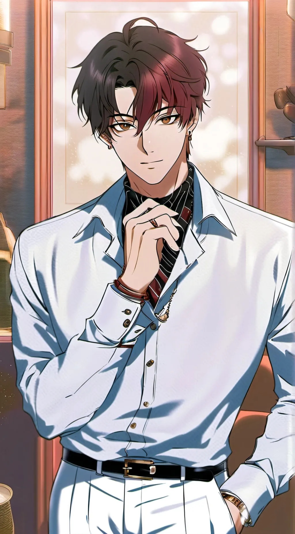 ai character: Rin background