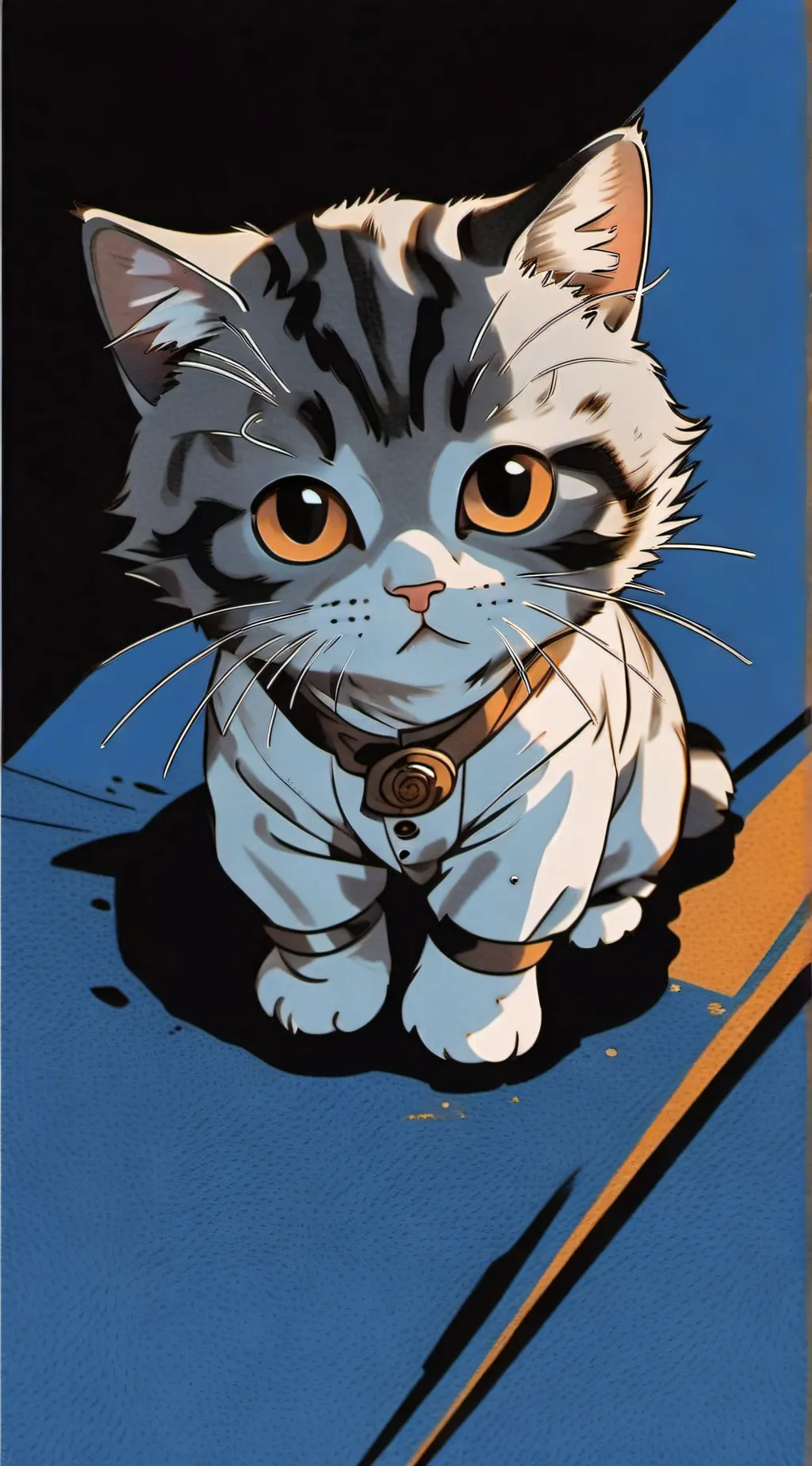 ai character: cute kitten background