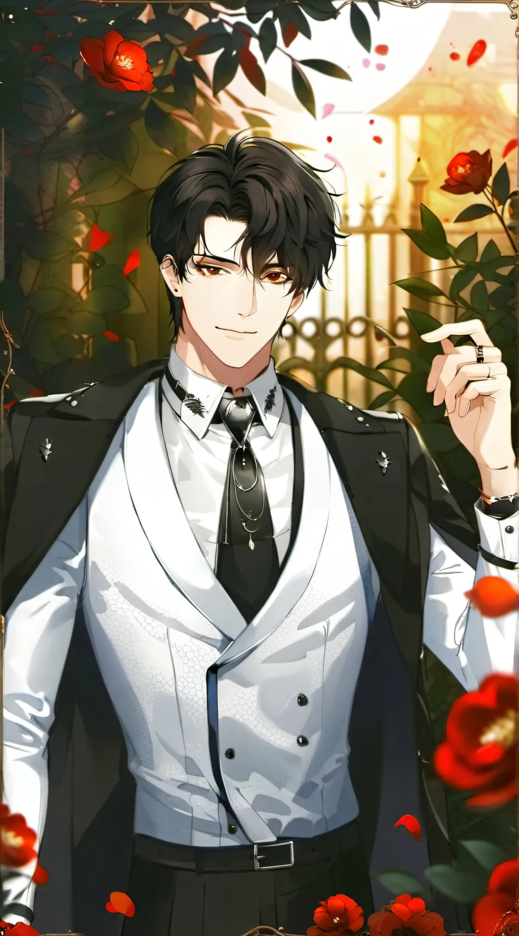 ai character: ◈Andrew❂ background