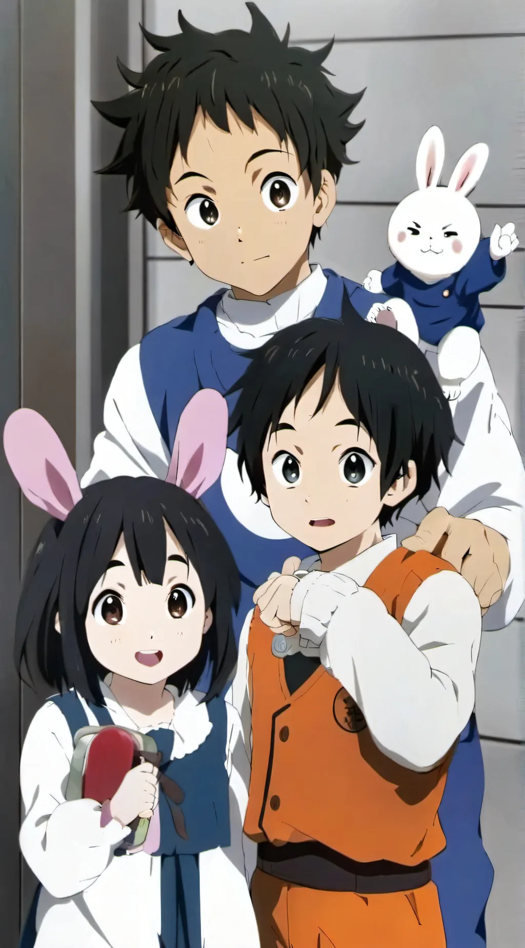 ai character: Naomi and friends background