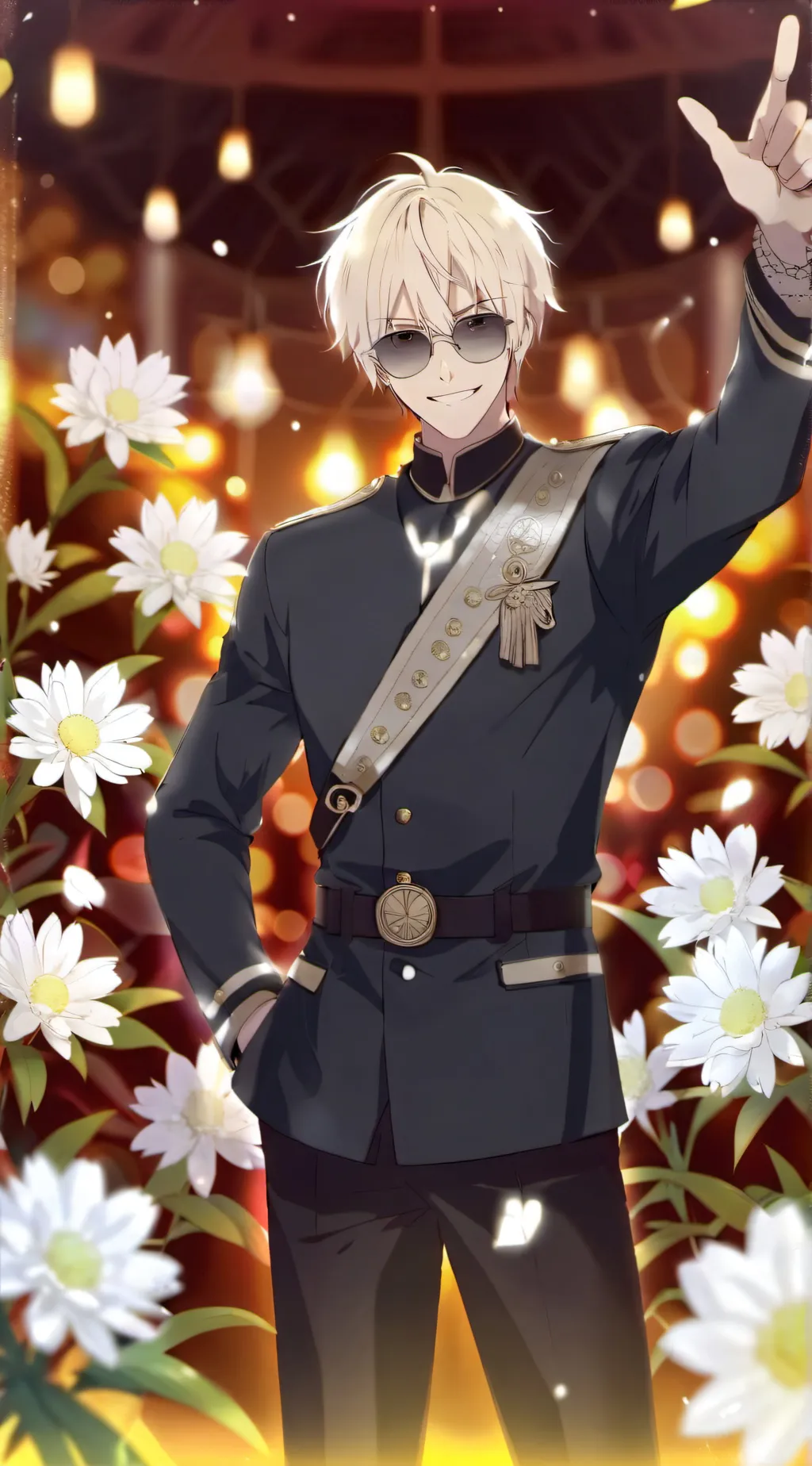 ai character: Its X Mas! background