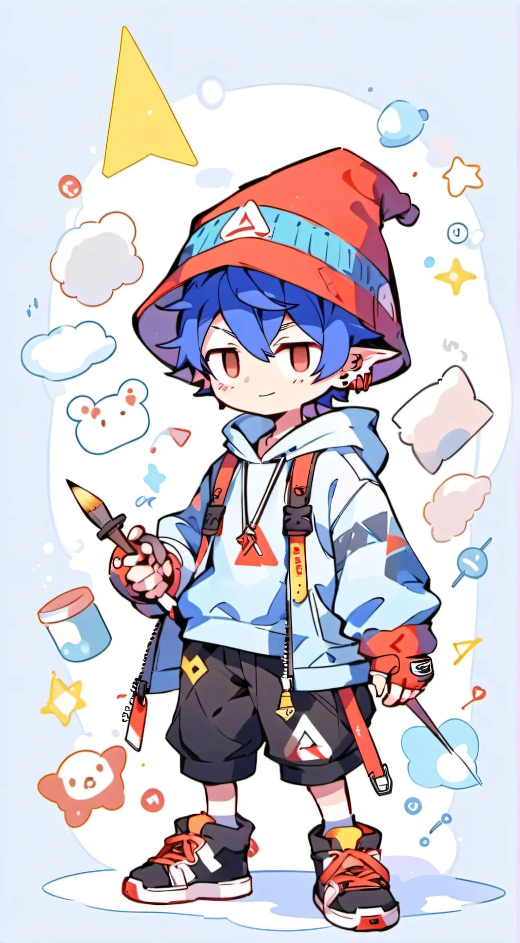 ai character: Soft BF background