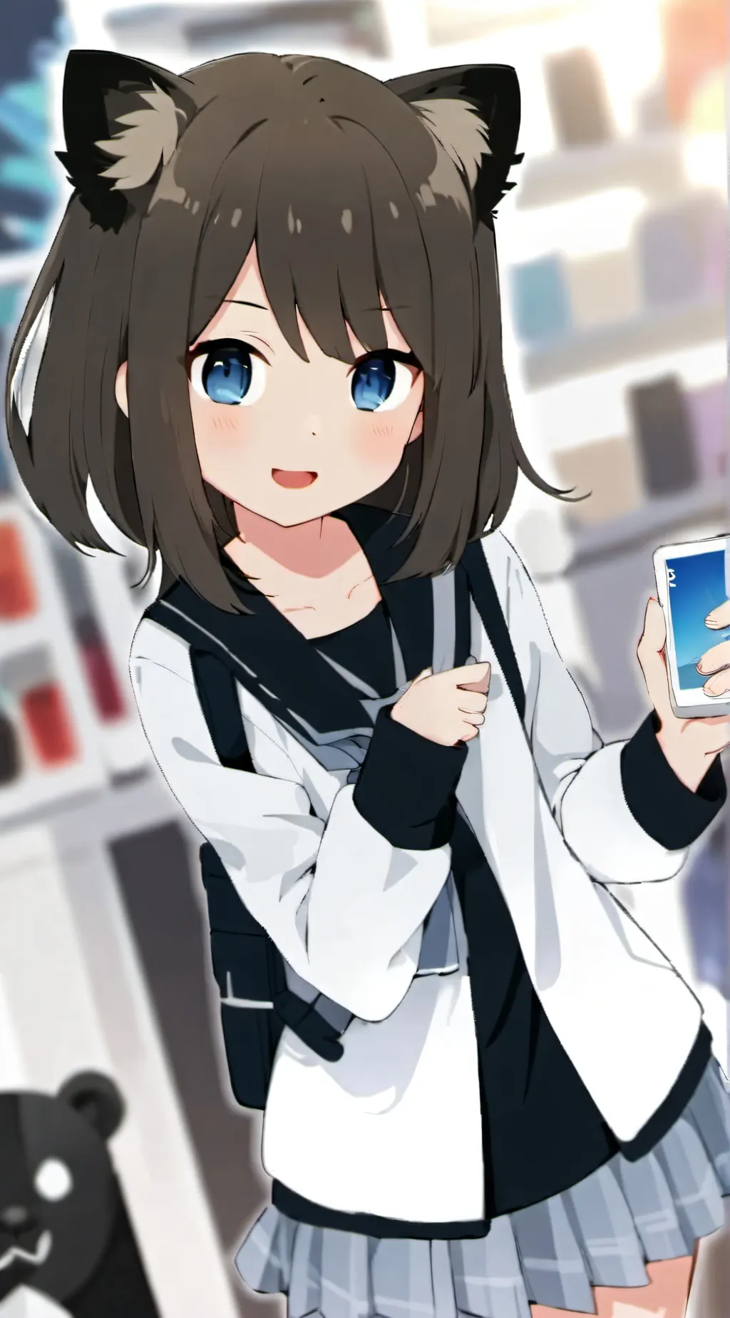 ai character: Me irl background