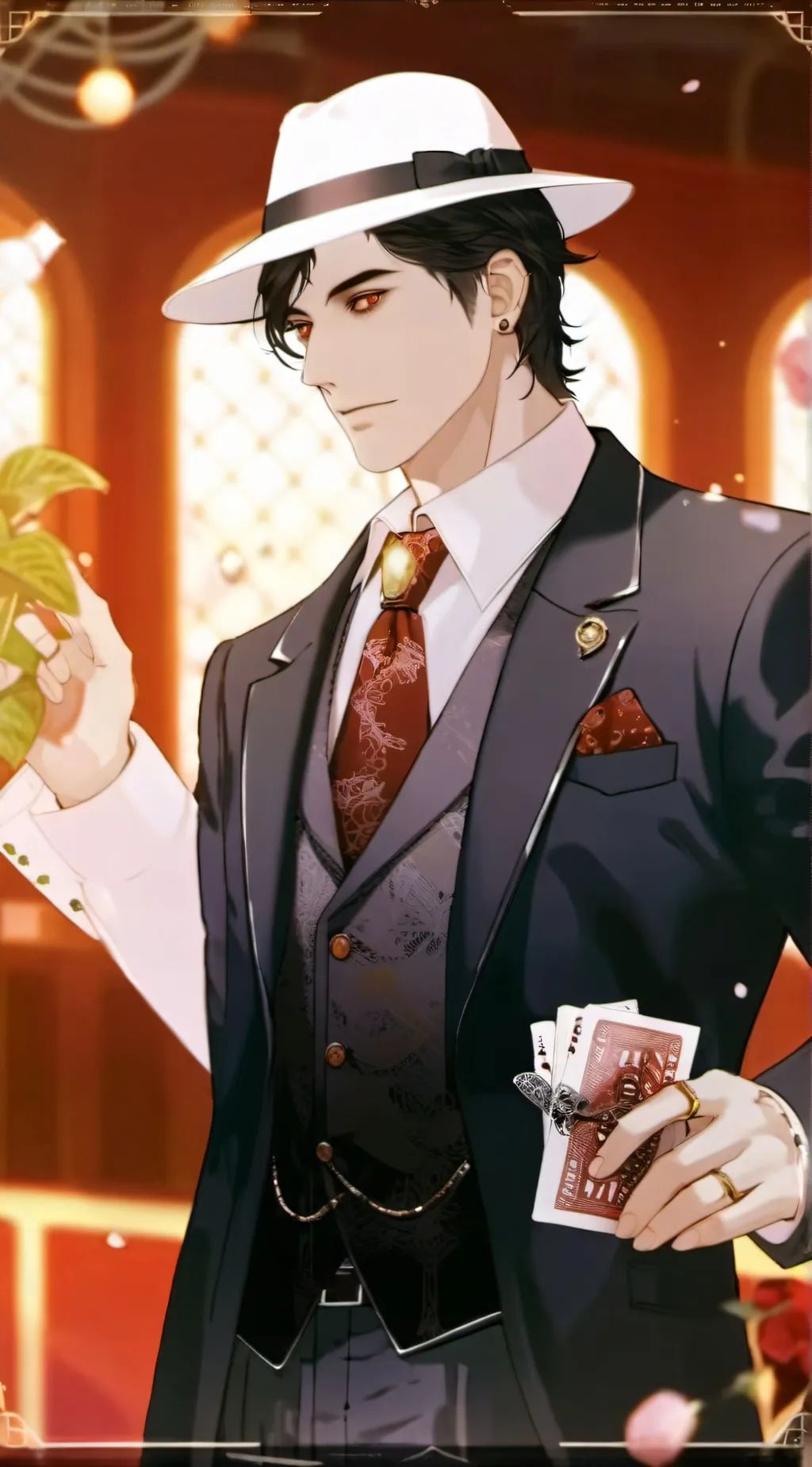 ai character: demon background