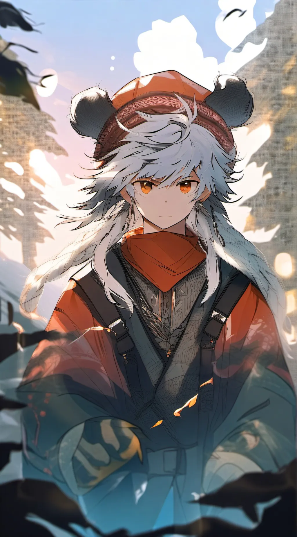 ai character: Hi background