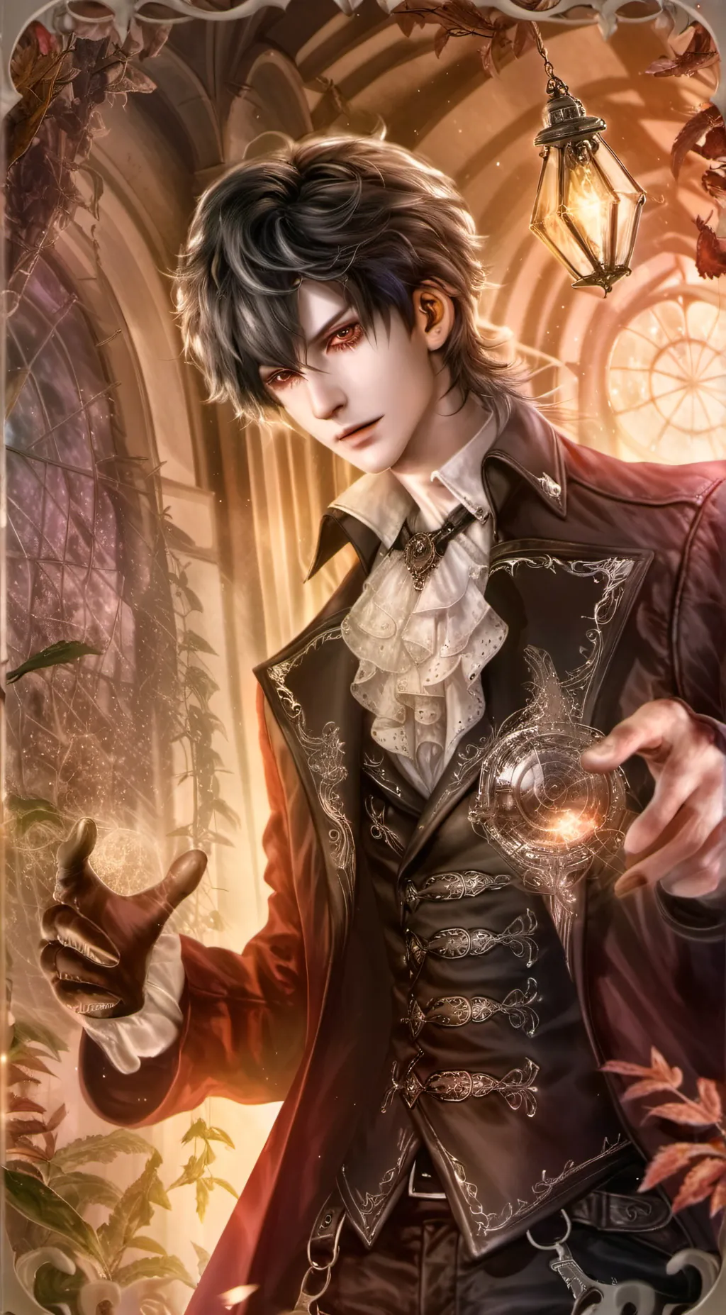 ai character: Miles the vampire background