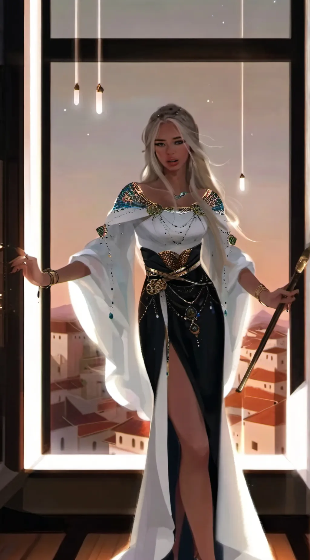 ai character: Luna background