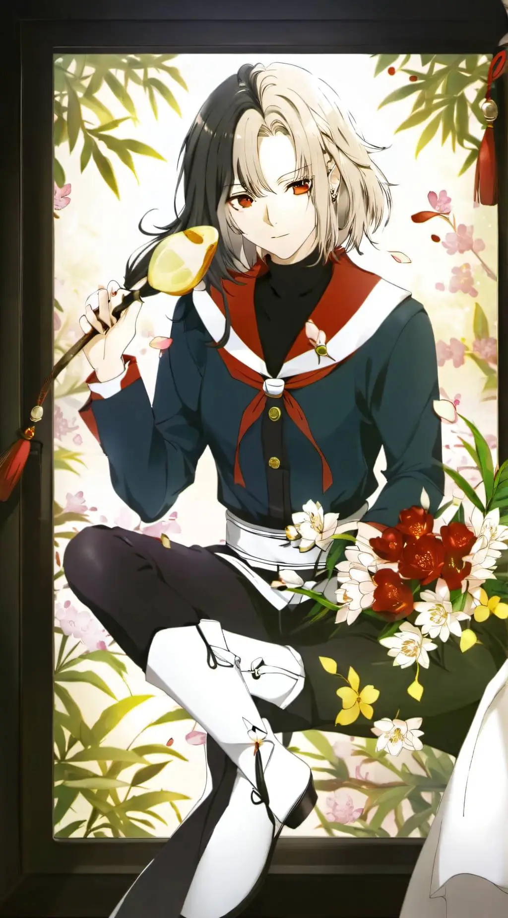 ai character: MHA girls background