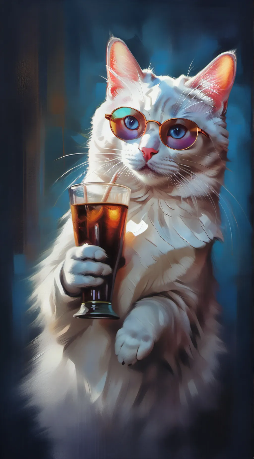 ai character: cat gojo background