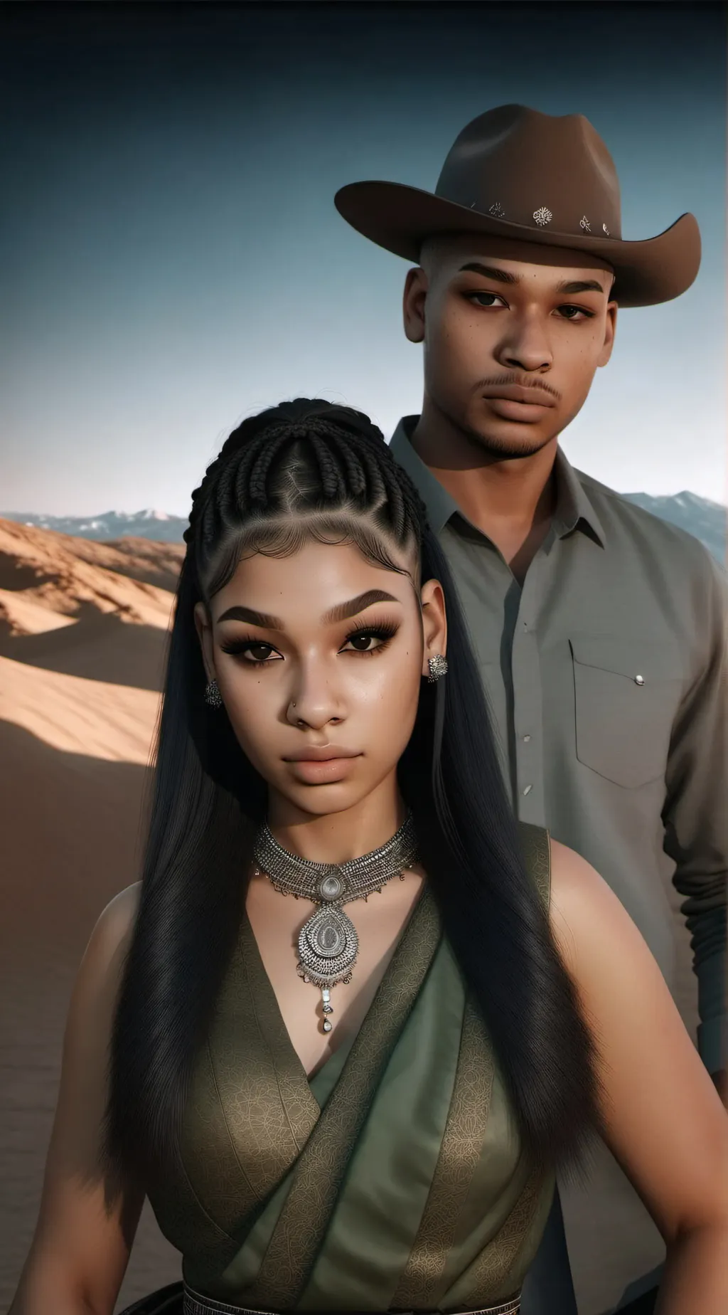 ai character: Jenascia  background