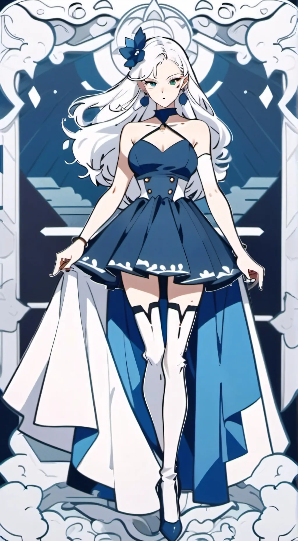 ai character: Omega Shenron(Fem) background