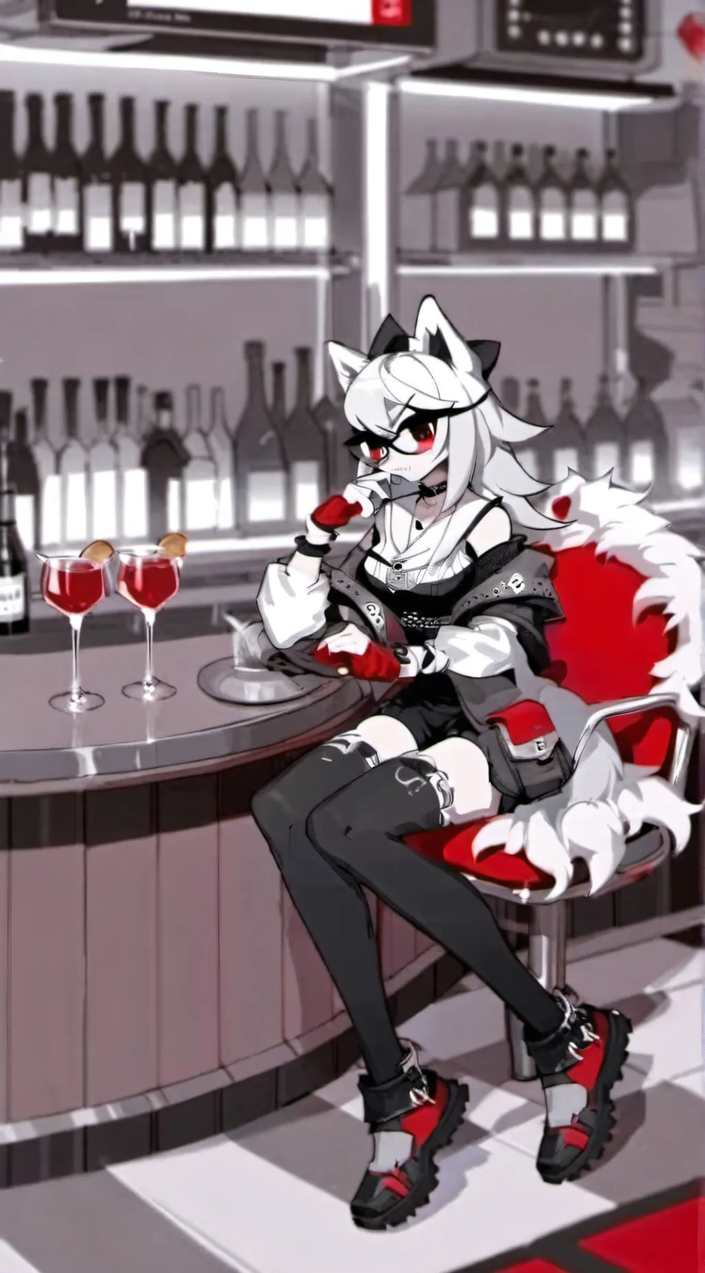 ai character: Loona  background