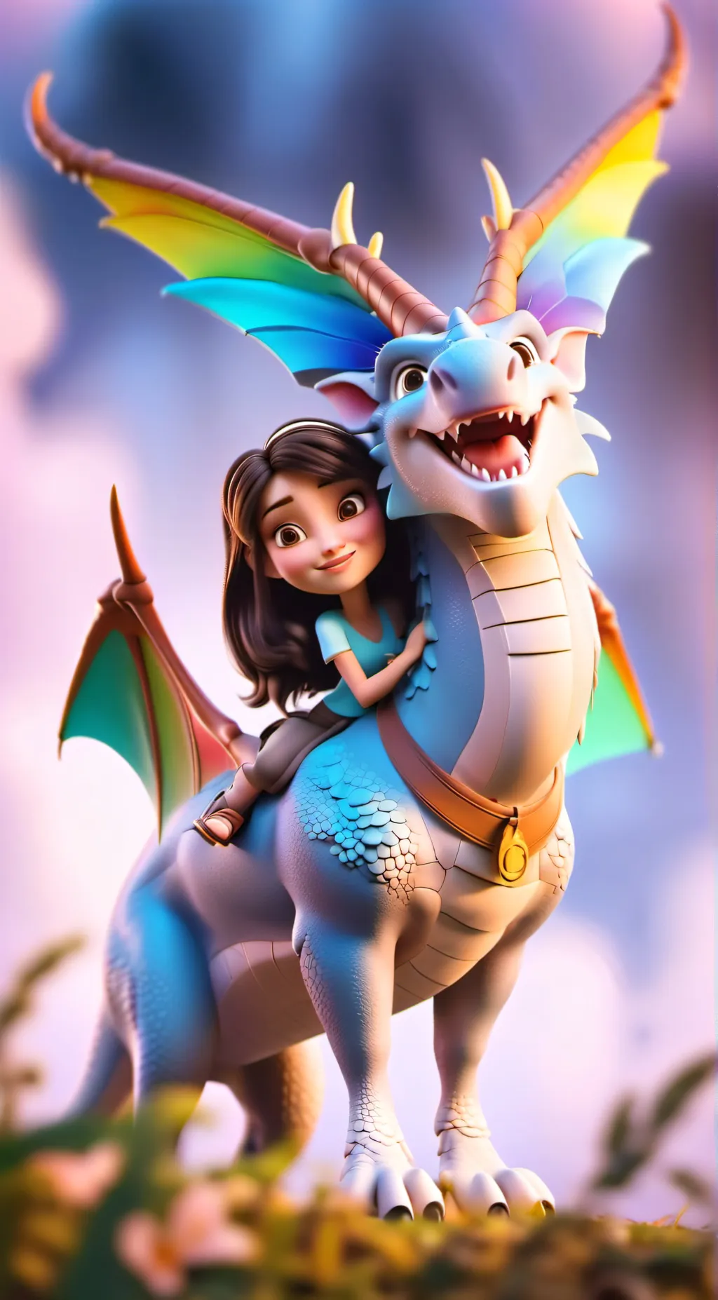 ai character: Melodia. background