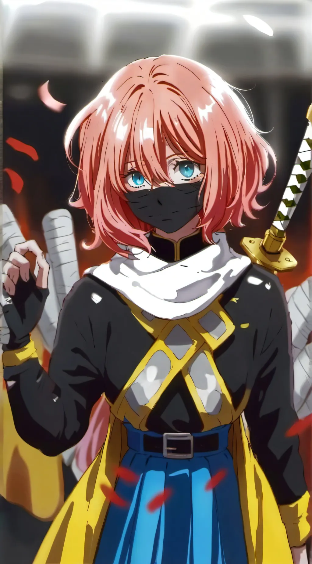 ai character: Sapphire  background