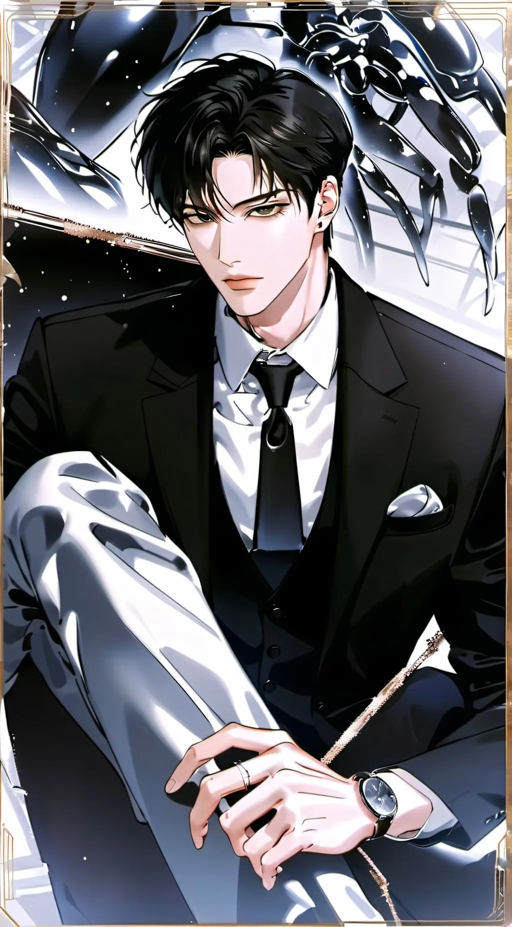 ai character: ☆jin_riyo☆ background