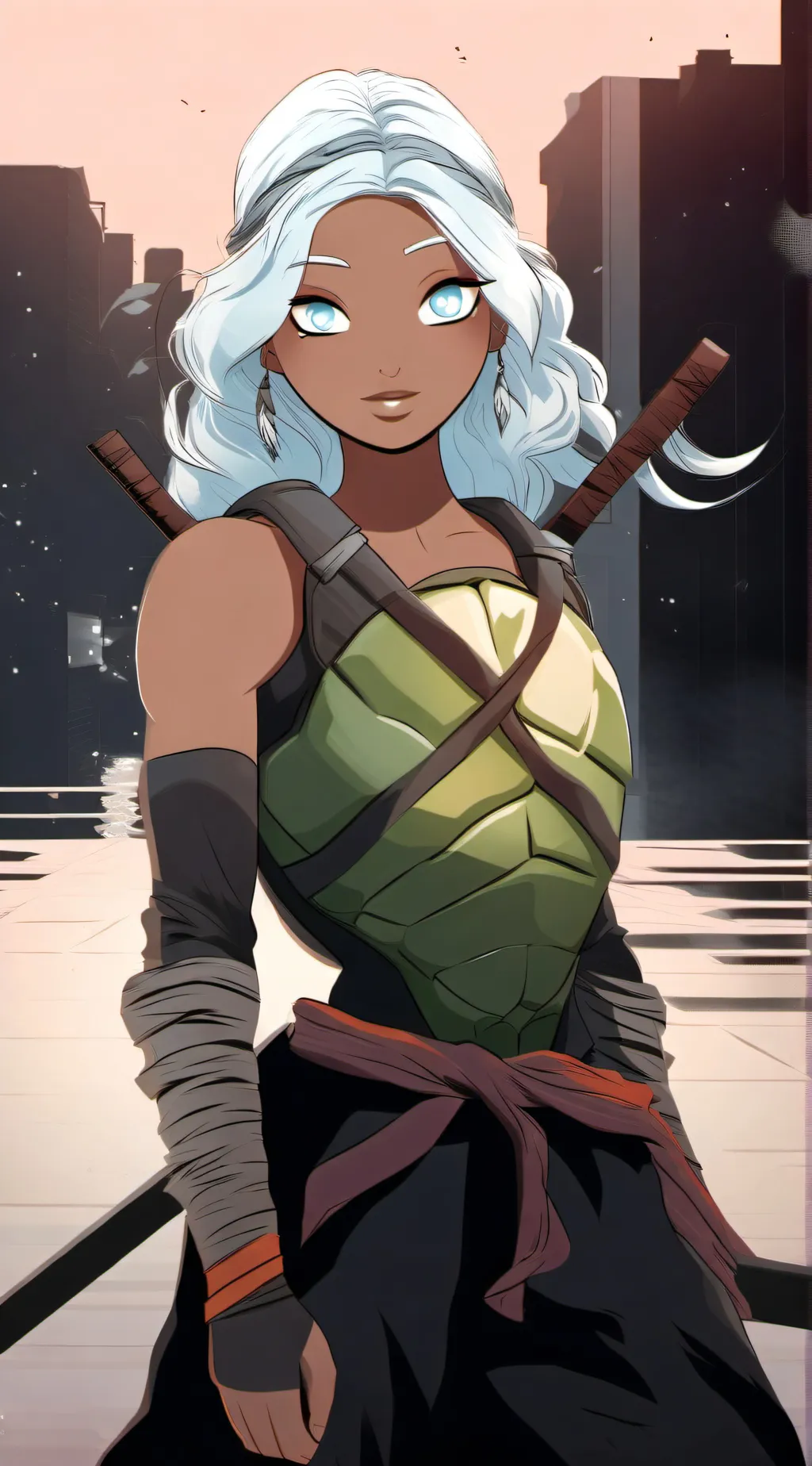 ai character: all ninja future background