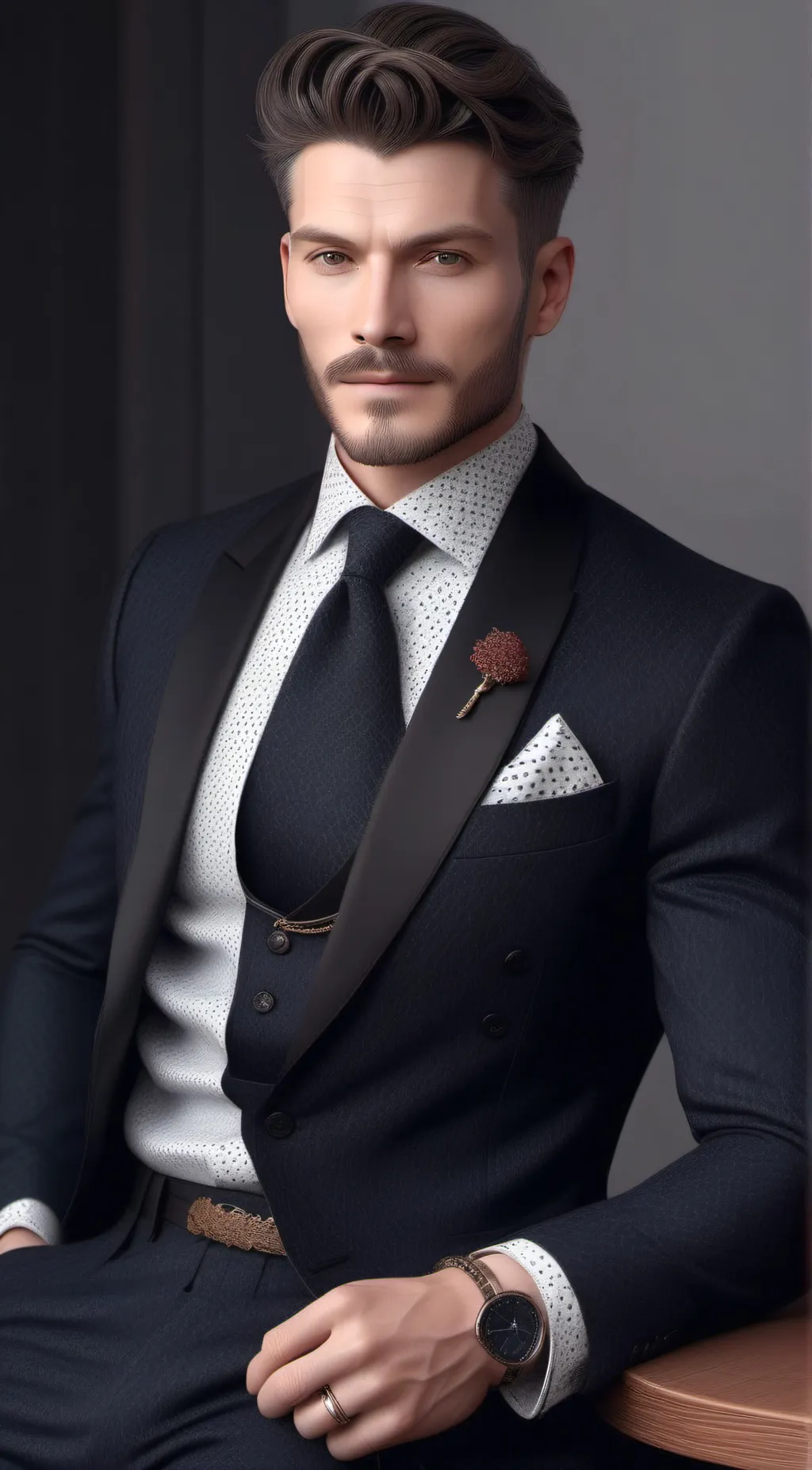 ai character: ansch background