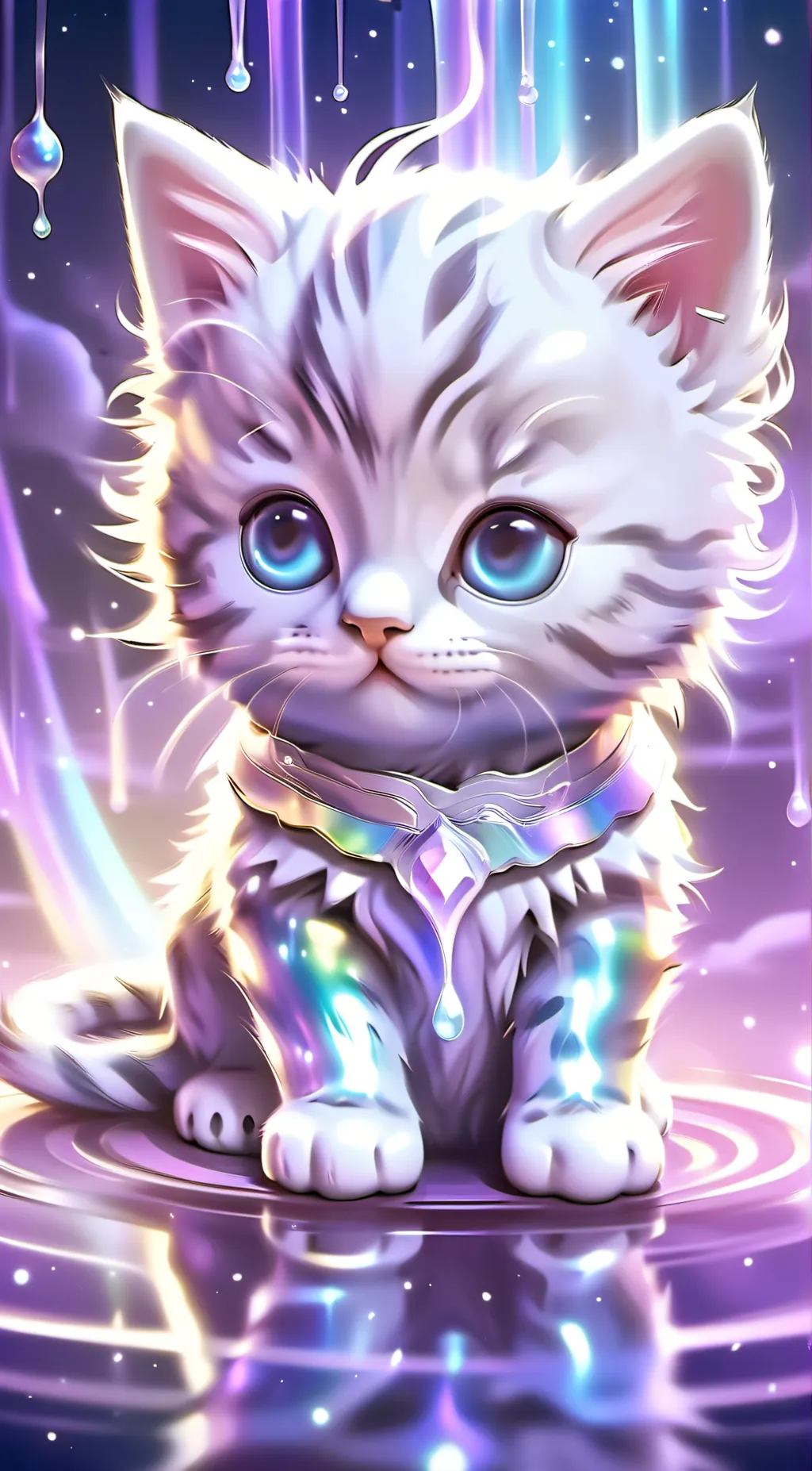 ai character: Kitten background
