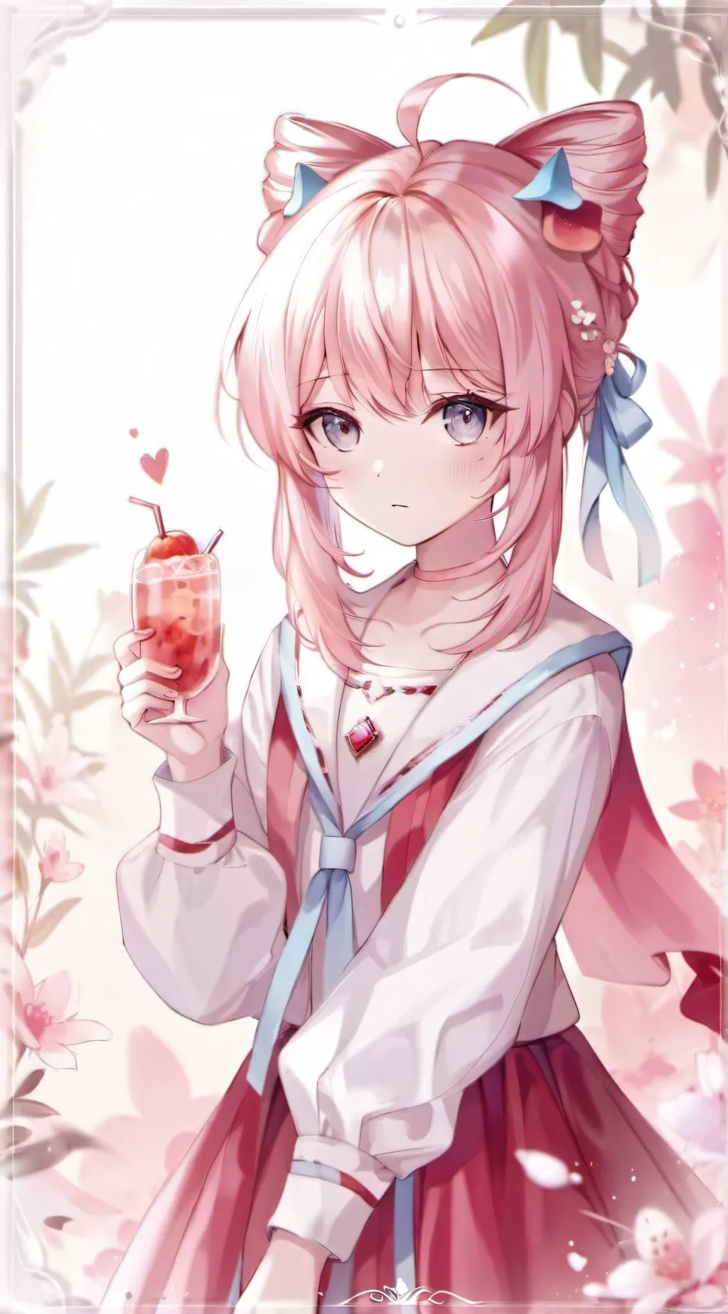 ai character: 🌸lily🌸 background