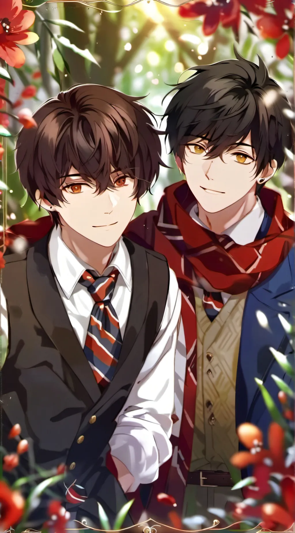 ai character: Ethan and Luke background