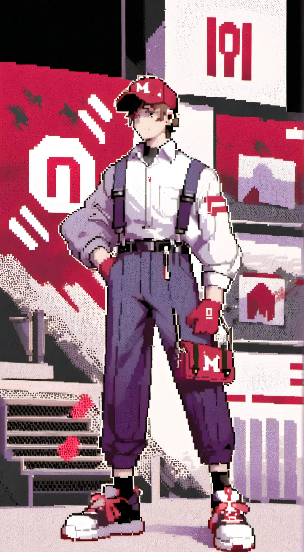 ai character: mario background