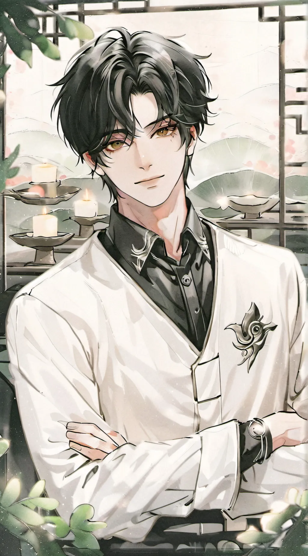 ai character: Chaise  background