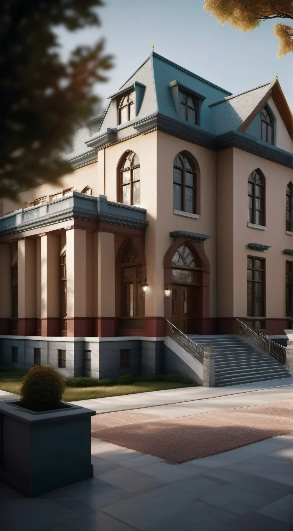 ai character: The school background