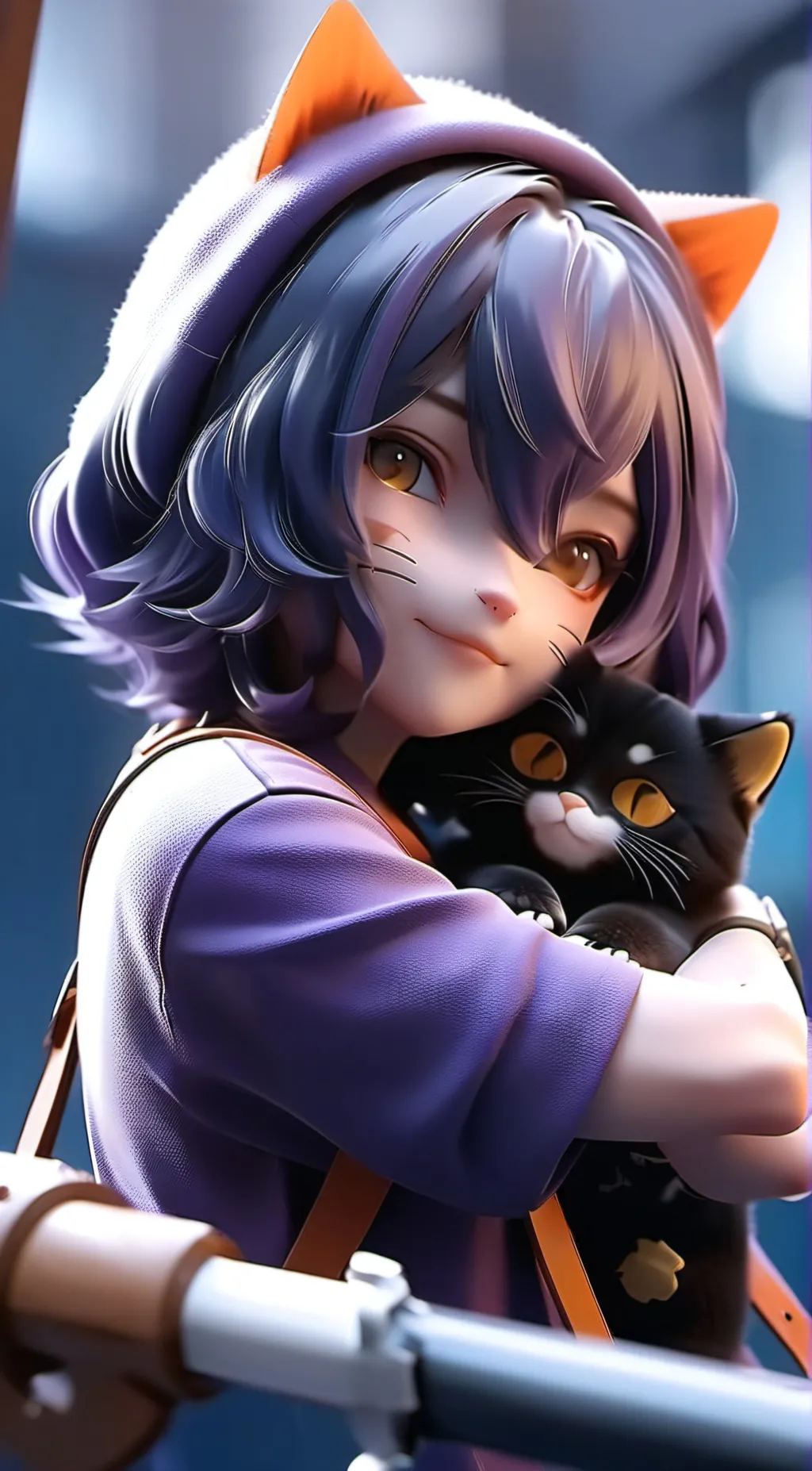 ai character: Catnap  background