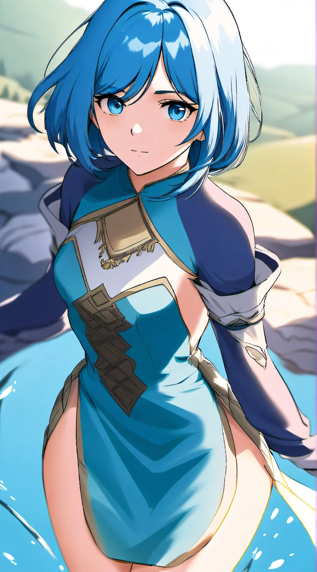 ai character: Sapphire background