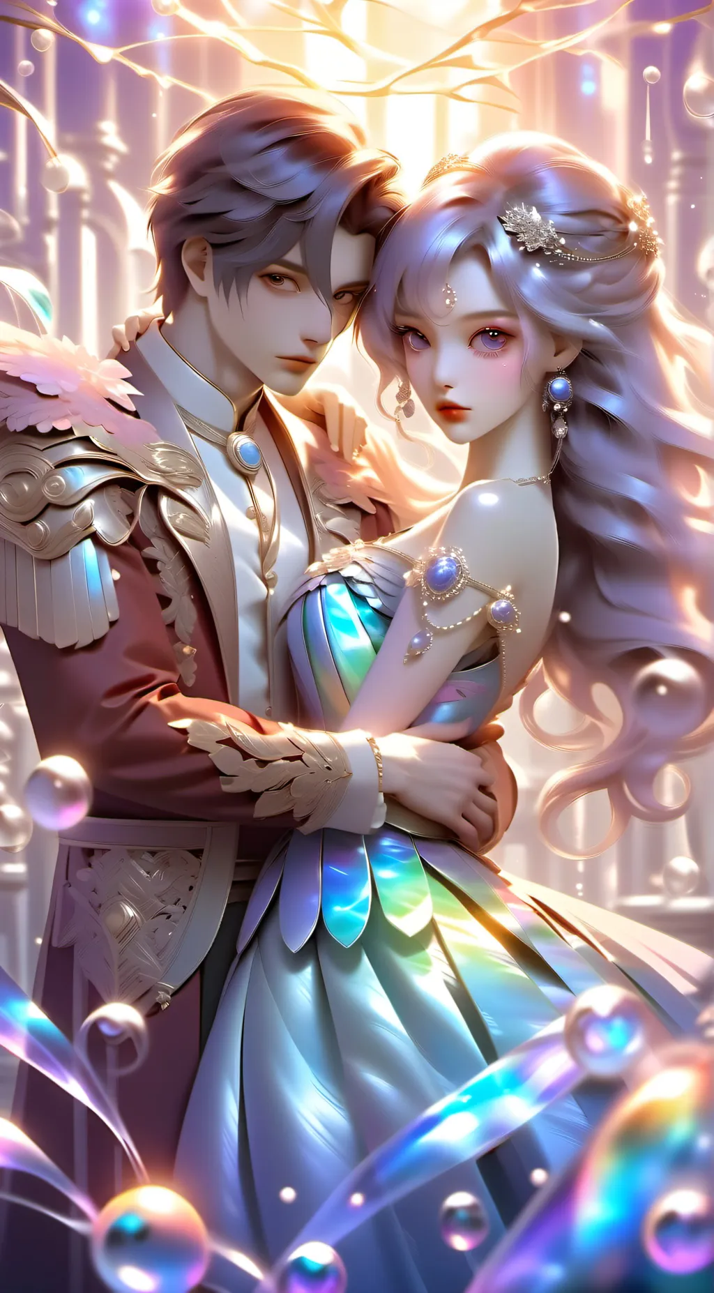 ai character: lily andj jack background