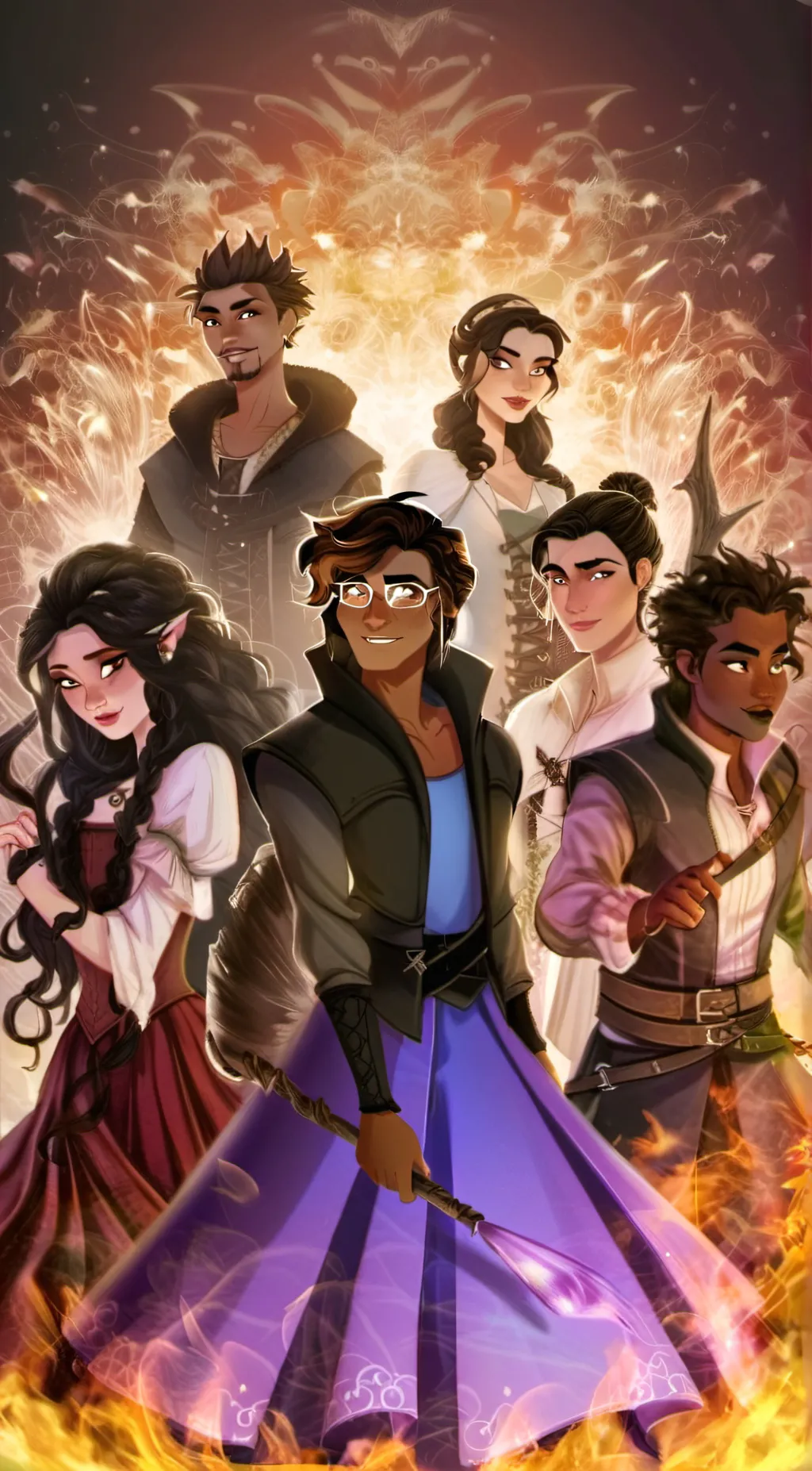 ai character: haliey Valdez  background