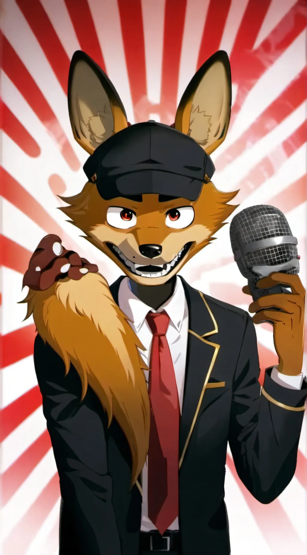 ai character: foxy background