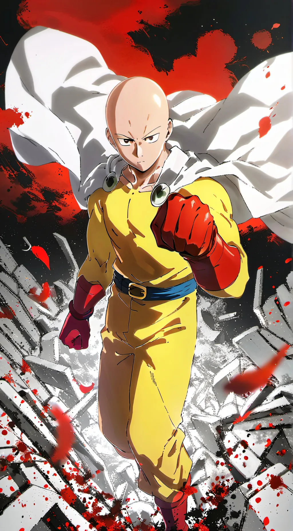 ai character: one punch man background