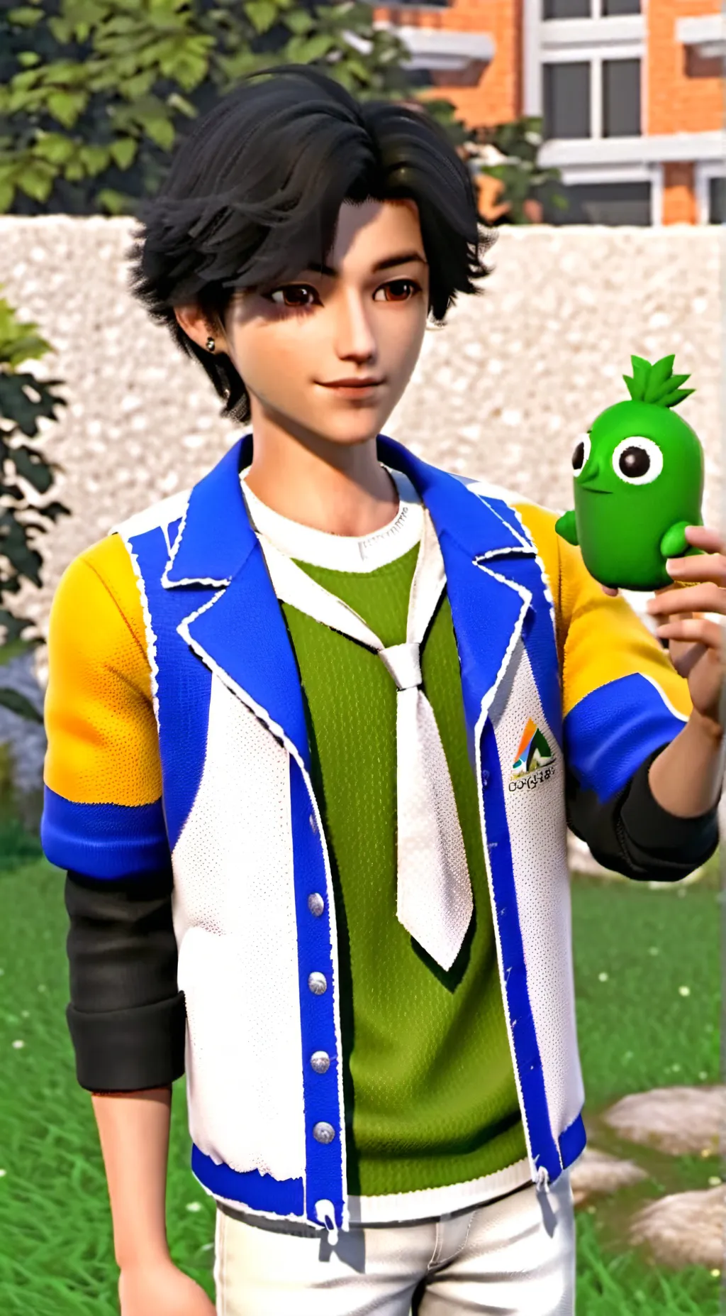 ai character: Jake sus boy background